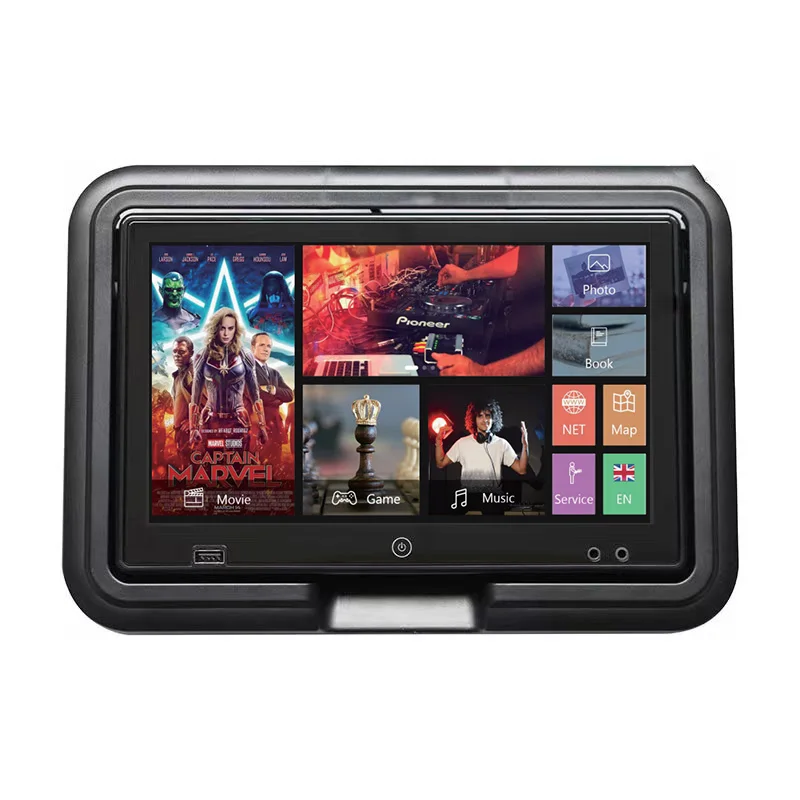 10.1 inch Wireless Seat Entertainment System For Coaches Train