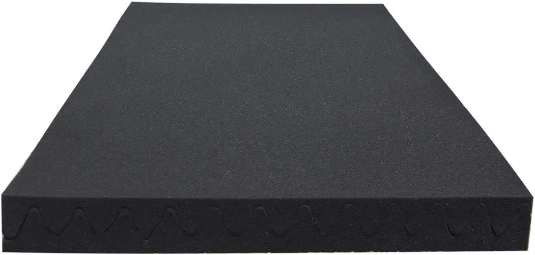 Ceiling-Mounted Cotton Acoustic Foam Panels Flame Retardant Super Sound Insulation Wave Shape for Studio Hotel Applications