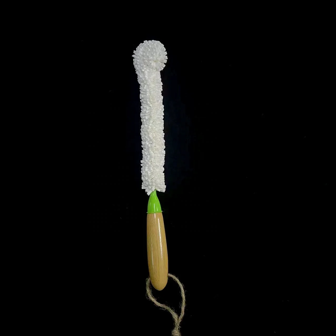 Accept customization Laser printing logo Soft Long Bottle Cleaning Brush Foam Wine Glass Bar Cup Brush