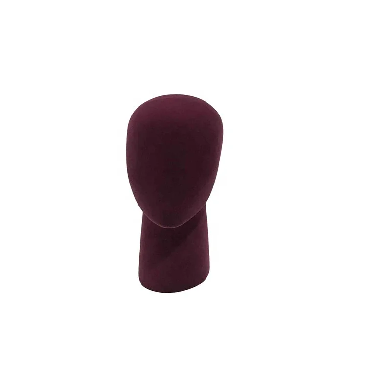 
Beautiful fabric linen covered wig adjustable female mannequin head with stand for hat wig scarf display 