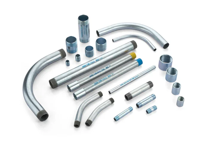 China Factory Supply 1/2inch  2 inch EMT Conduit Hot-dipped Galvanized Steel Metal Conduit Electrical Metallic Tubing With ULc