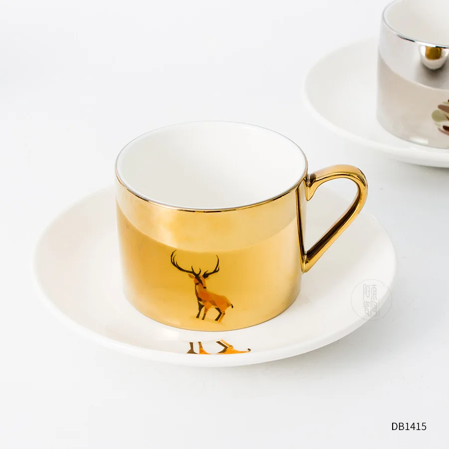 Многоразовая керамическая кофейная чашка ручной работы