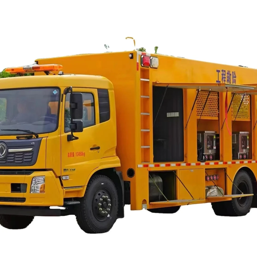 Новый Многофункциональный автомобиль 4x2 мощностью 500 кВт дизельный ручной инженерный аварийно-спасательный и дренажный грузовик в сезон затопления