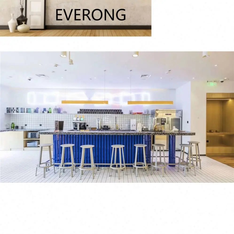 Full Body Blue Chips White Terrazzo Flooring Floor Tiles,wall Tiles Interior Wall Graphic Design   Stone Glossy 2 Years 1-3%