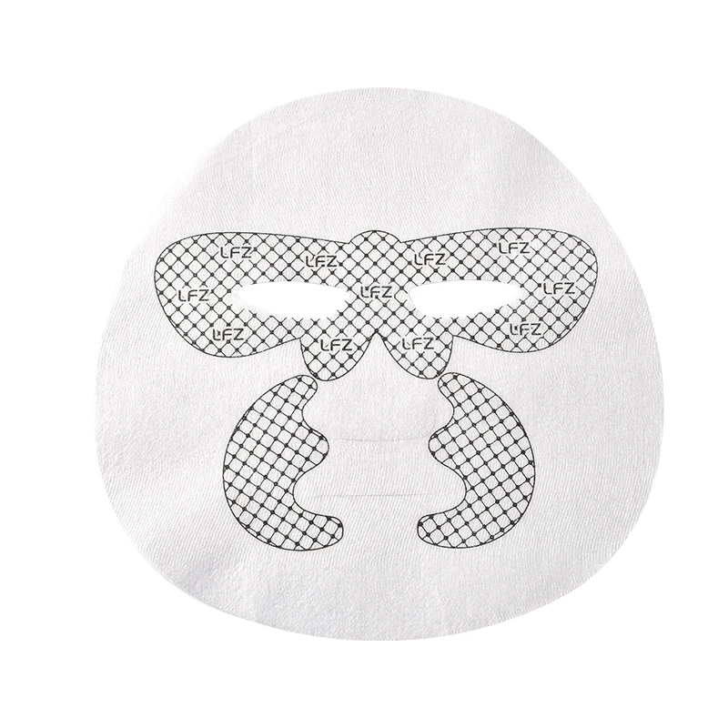 Dry Biomass white Graphene Sheet Masks Nonwoven Sheet Multi Effect Facial masks for DIY Far Infared Masks Sheet