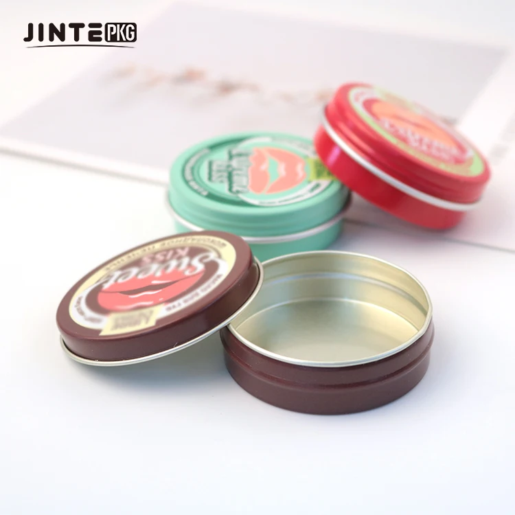 Wholesale Empty 60g 100g 200g Custom Cosmetic Aluminum Tin Off-set  Aluminum Jar  For Shoe Gel  Hand Hair Cream Jars