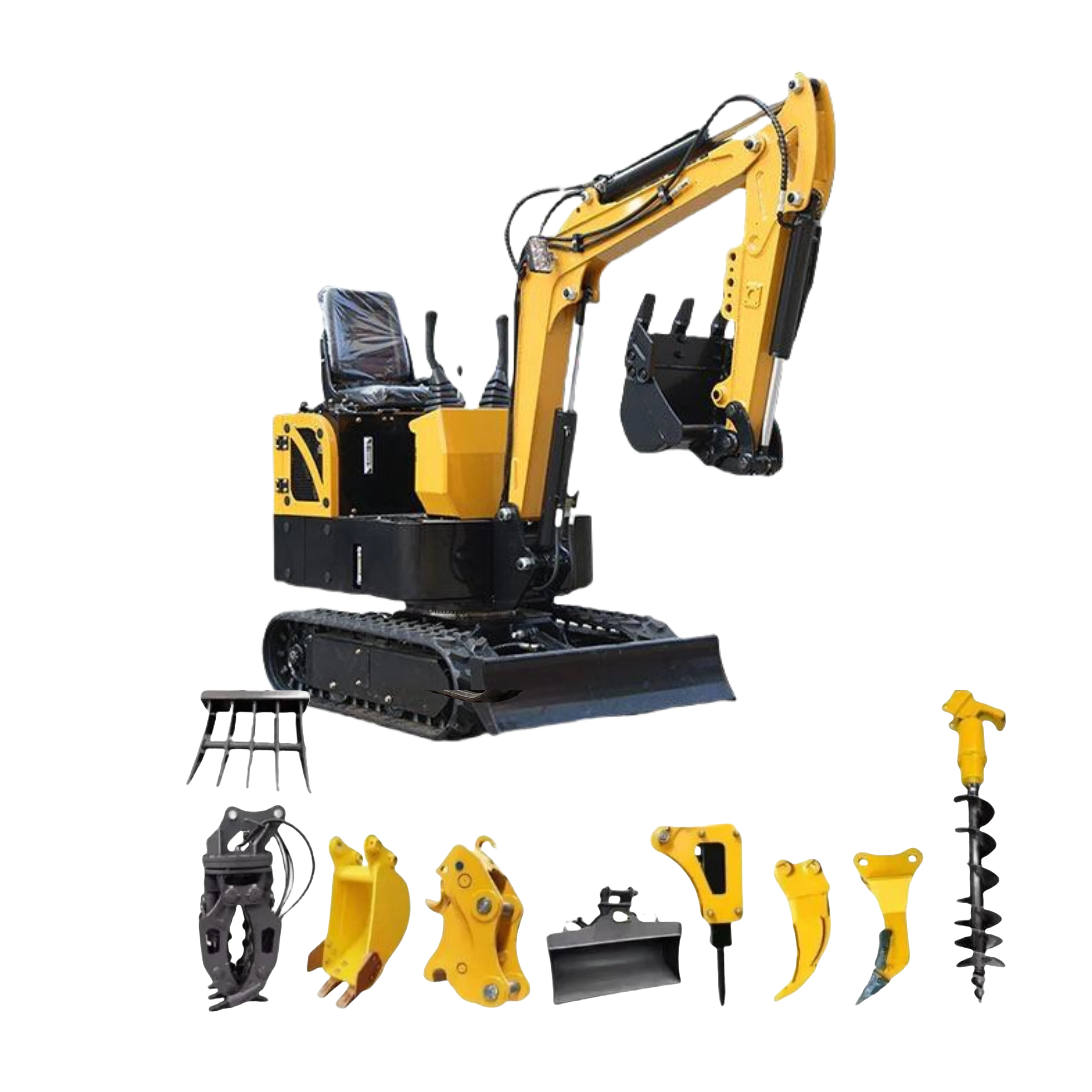 Высококачественный двигатель Kubota Yangma 1-тонный 2-тонный 2 5 небольшой гидравлический гусеничный экскаватор