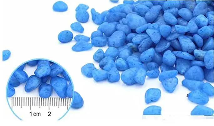 Beautystone Company Hot Selling purple Painted Gravels Coated Gravels