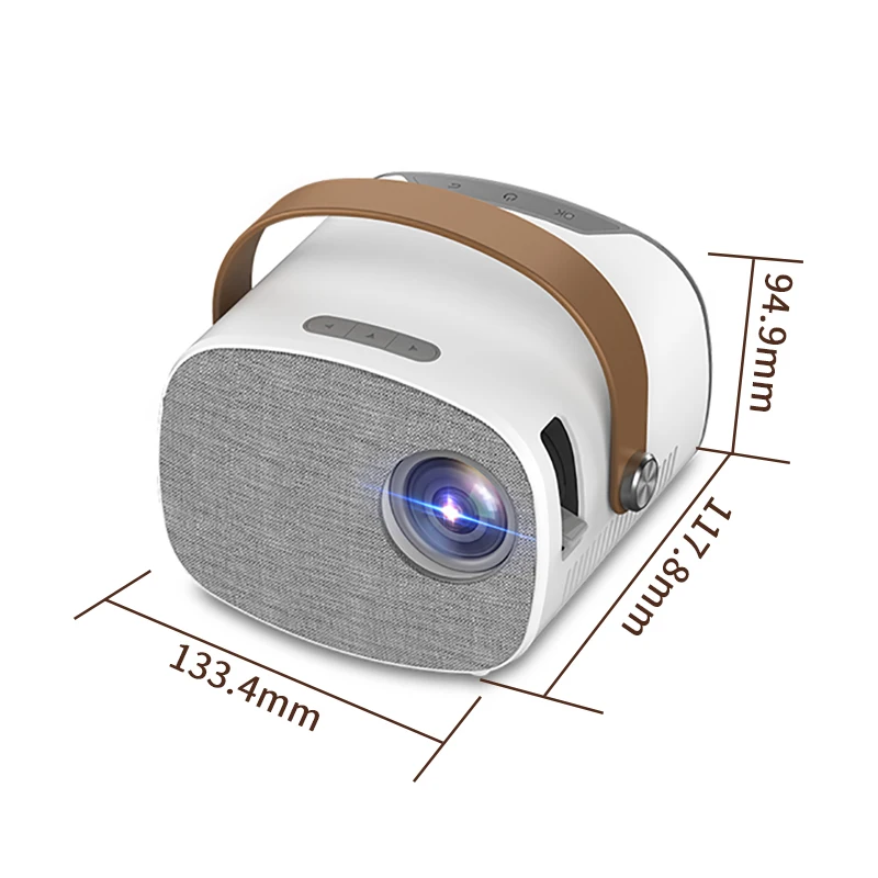 Мини Портативный зеркальный проектор для встречи с домом HD 1080P ЖК-экран светодиодный смарт-проектор мобильного
