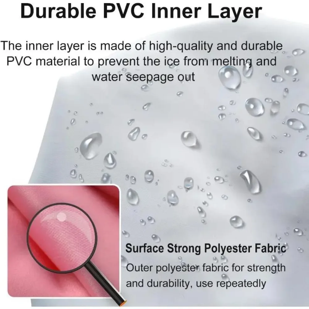 Reusable Various Sizes Medicla Ice Pack for Knee Head Leg Breathable Material Cooler Bag Pain Relief Injury Care Cold Therapy