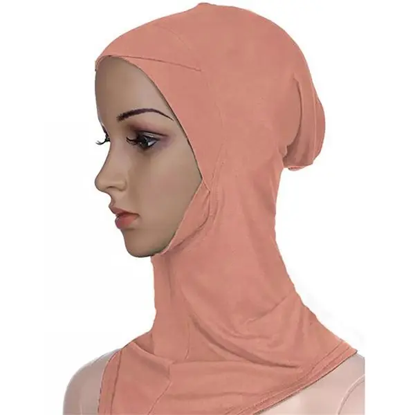 Мусульманский хиджаб с полным покрытием головной убор из полиэстера молочного шелка мусульманский платок мгновенный шапки