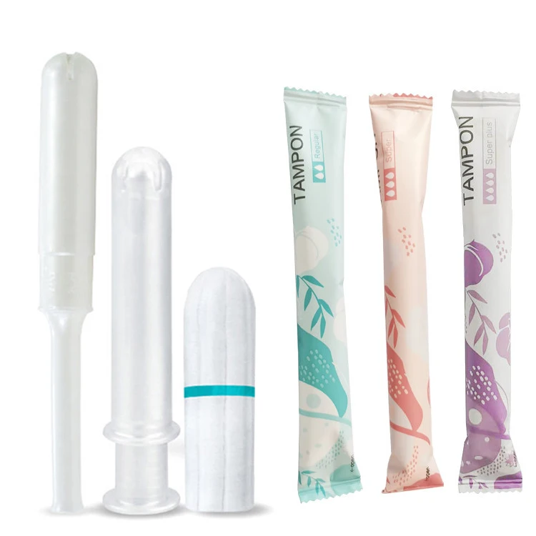 High quality 100% recyclable NO ALLERGY Medical Grade custom organic eco natural tampons