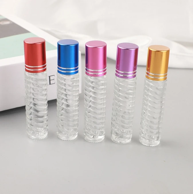 5ML ball essential oil bottle Hair generating liquid ball bottle perfume sub Massage glass bottle Ball essential oil