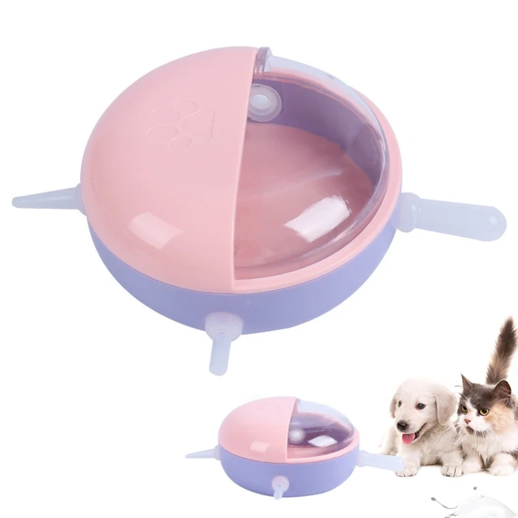 Wholesale Multi-Mouth Pet Self-sucking Milk Bowl Feeders Pet Feeder Dog Cat Bowls Auto Feeder