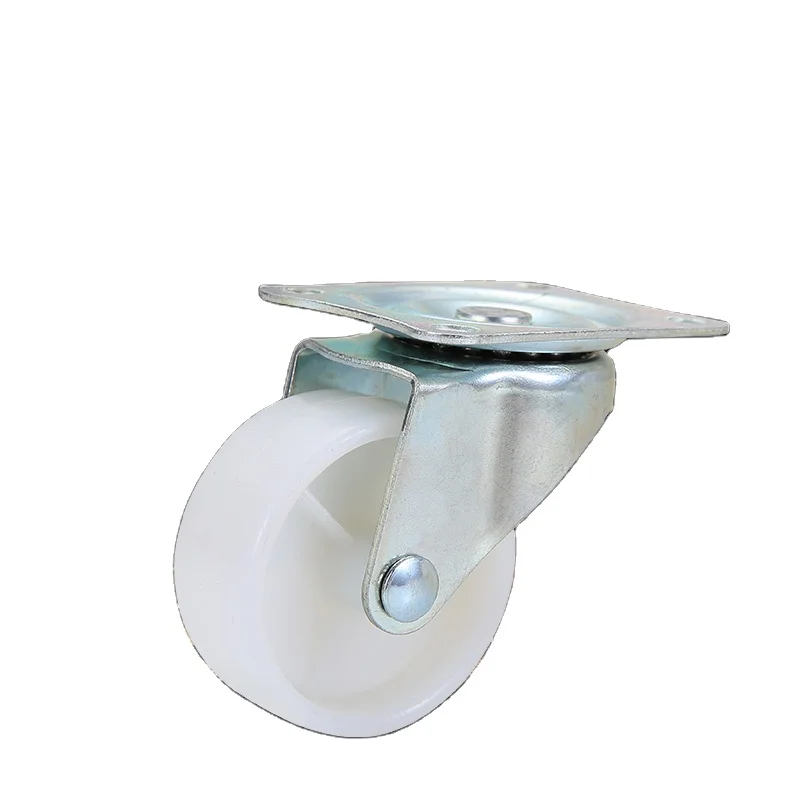 Made in China Superior Quality 1.5 Inch Flat Universal Pp White Black Wire Rack Medical Caster Wheels