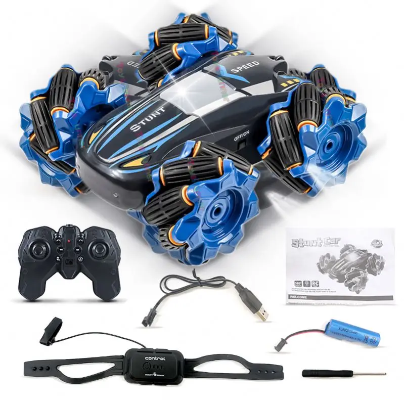 Mini  Drift  Petrol  Rc Car And Trucks 100 Km Speed  Toy Controlled Gesture Watch Stunt Rc Car With Remote Control