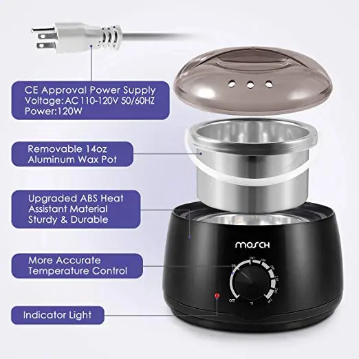 wholesale plug in electric wax cartridge warmer professional waxing pots waxing machine for body hand and foot