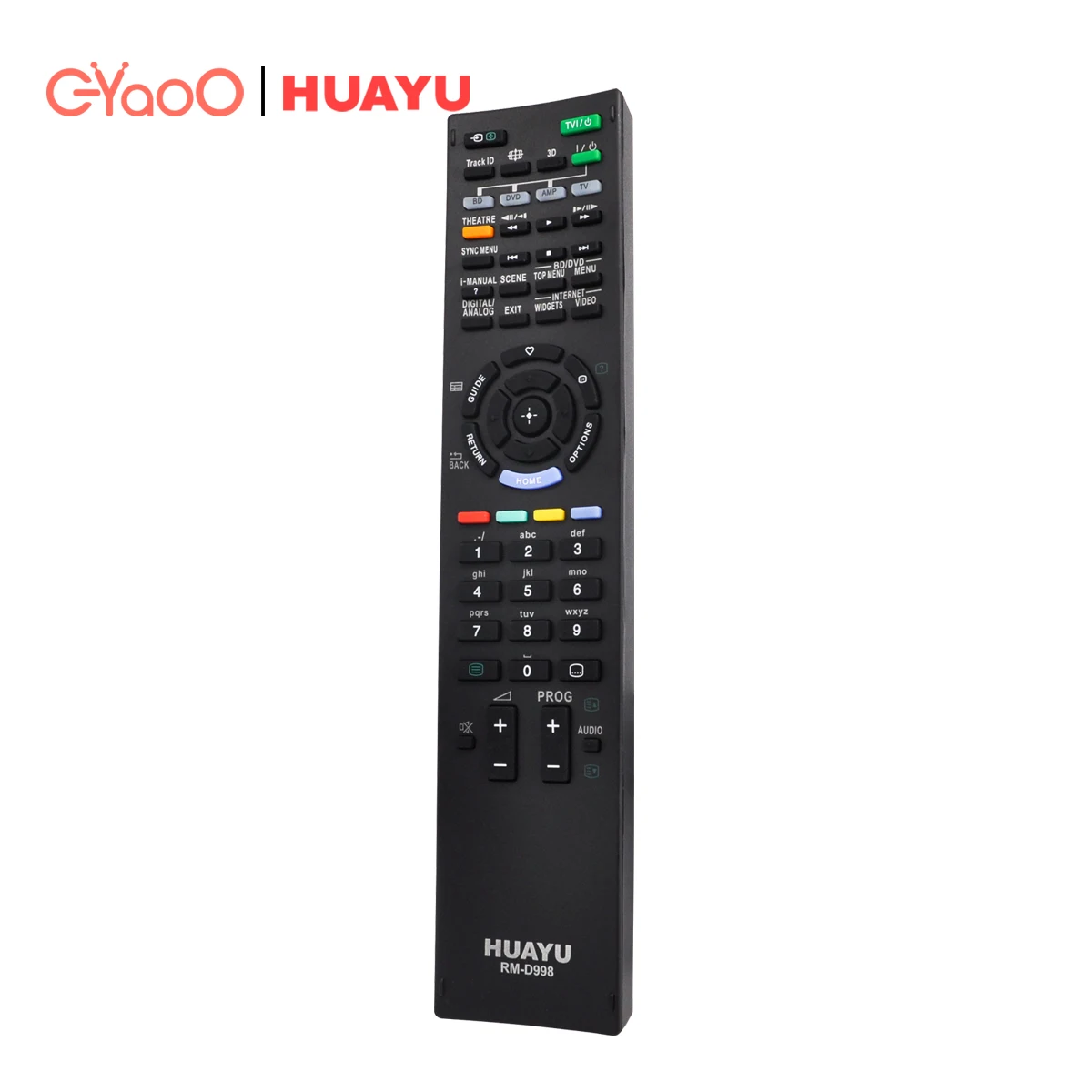 HUAYU RM-D998 RM-GD011 RM-SD006 KDL-46R470A KDL-40R470A KDL-32R420A TV Remote Control For Sony