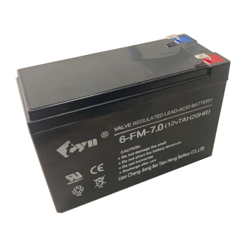 JBTN 12V7AH lead acid electric bike battery 6-DZM-7 OEM accepted made in China