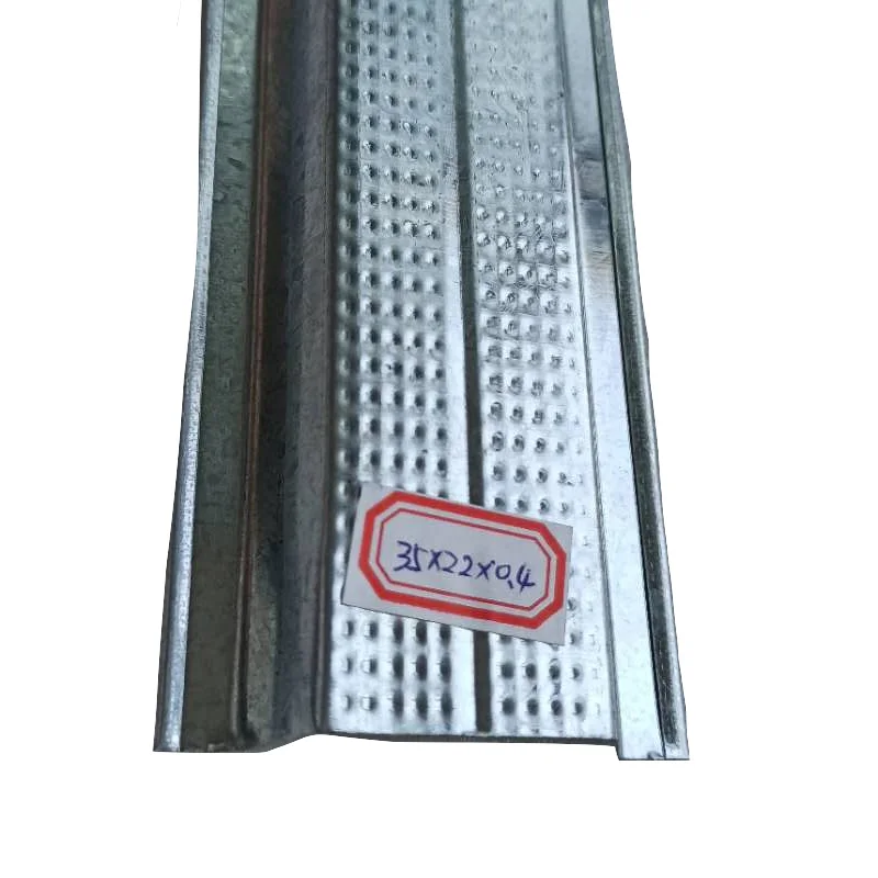 Drywall furring hat channel 25 gauge GI furring channel single furring channel