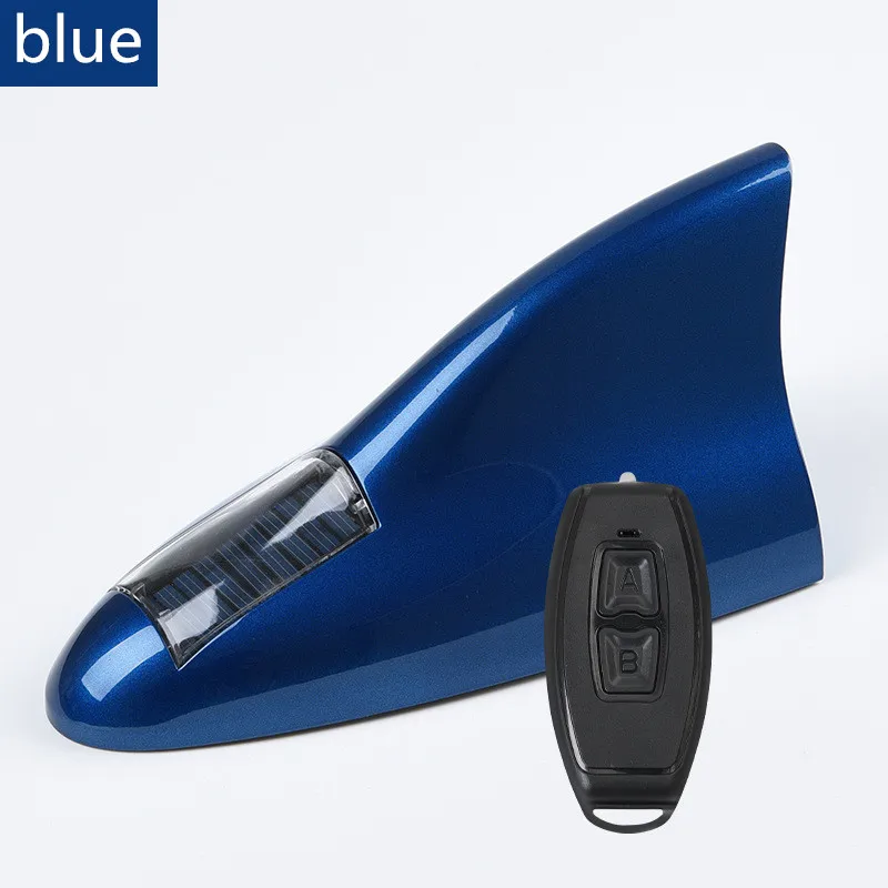 Car LED Warning Light GPS Antenna hf/vhf Radio Wireless Signal Universal cb/gsm Digital aerial Strobe Light Shark Fin Antenna