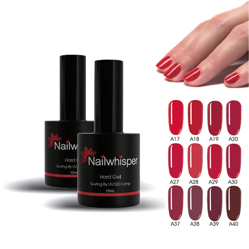  Nailwhisper Global Fashion Wholesale Acryl gel Cheap Color Soak Off Uv Gel Nail Polish DHL