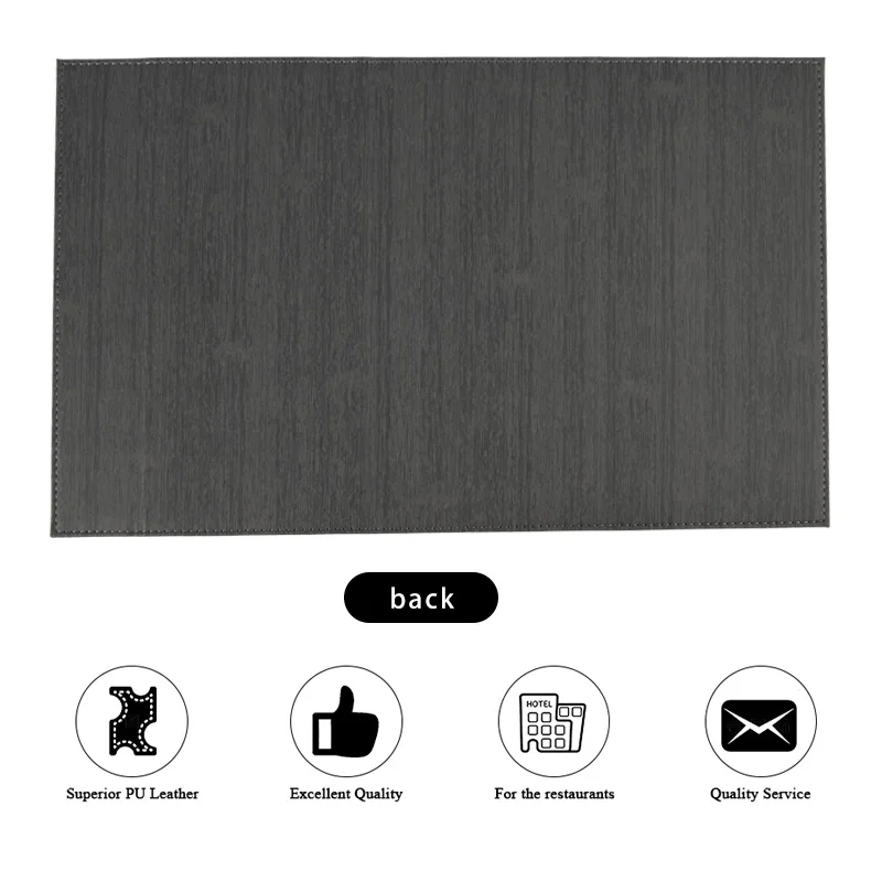 High-quality  Luxury and High Grade Restaurant Menu Folder PU Leather Folder Clip Hotel Menu Cover Guest Directory Custom Logo