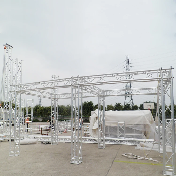  Алюминиевая квадратная коробка global truss коническая коннекторная Ферма для