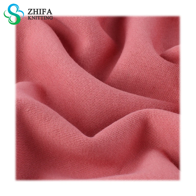 Zhifa Custom 26 Cvc 35% Polyester 65% Cotton Tc Sweater AB Plus Fleece Knitted Fabric