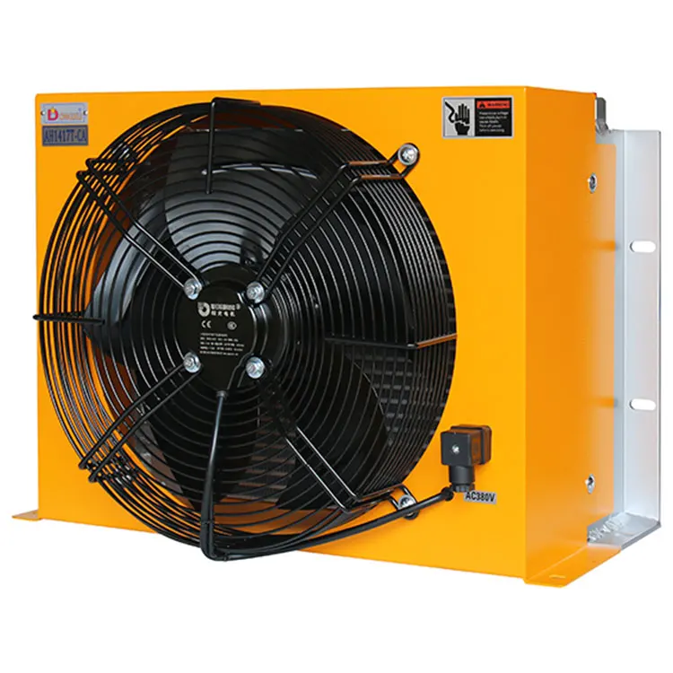 Railway construction machinery  ISO9001 Automatic approved with 24v fan cooler hydraulic oil cooler