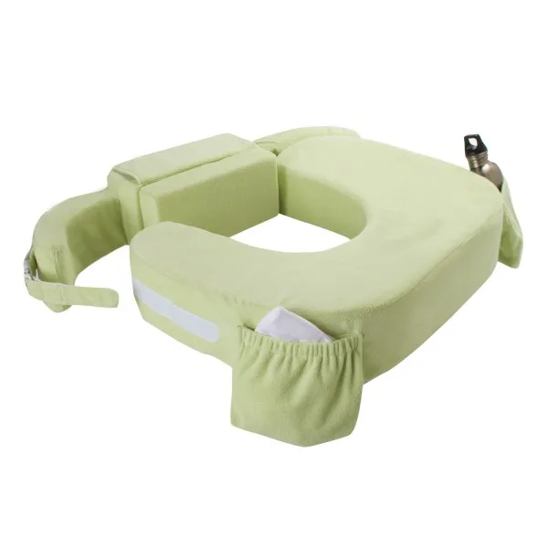 Подушка из полиэстера для грудного вскармливания, короткая плюшевая подушка для кормления ребенка на молнии