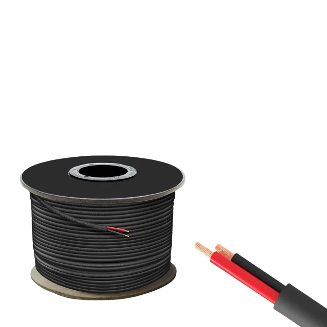 Audio Cable 2 Core 1.5MM 2.5MM Red Black Cables Copper CCA OFC Speaker Cable Wire