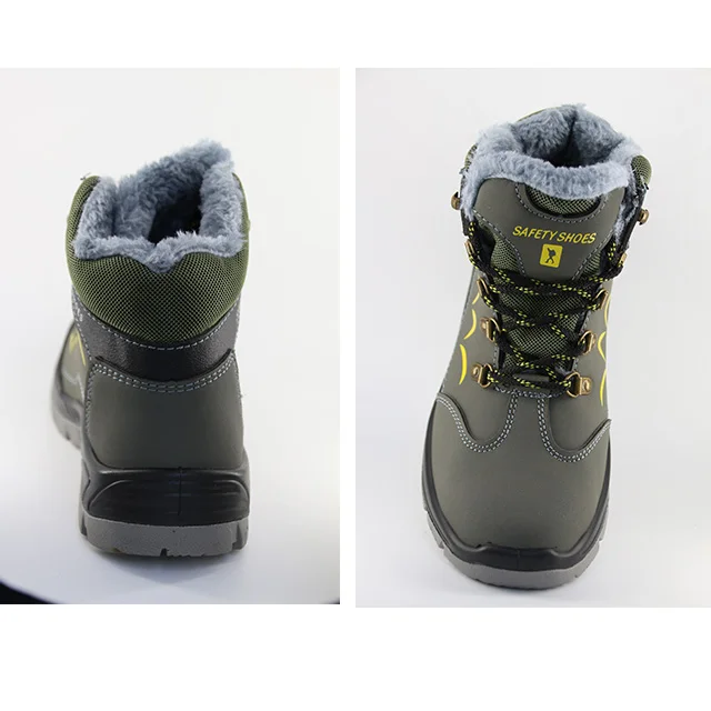 waterproof microfiber anti-slip anti-puncture construction work shoes hiking men safety shoes