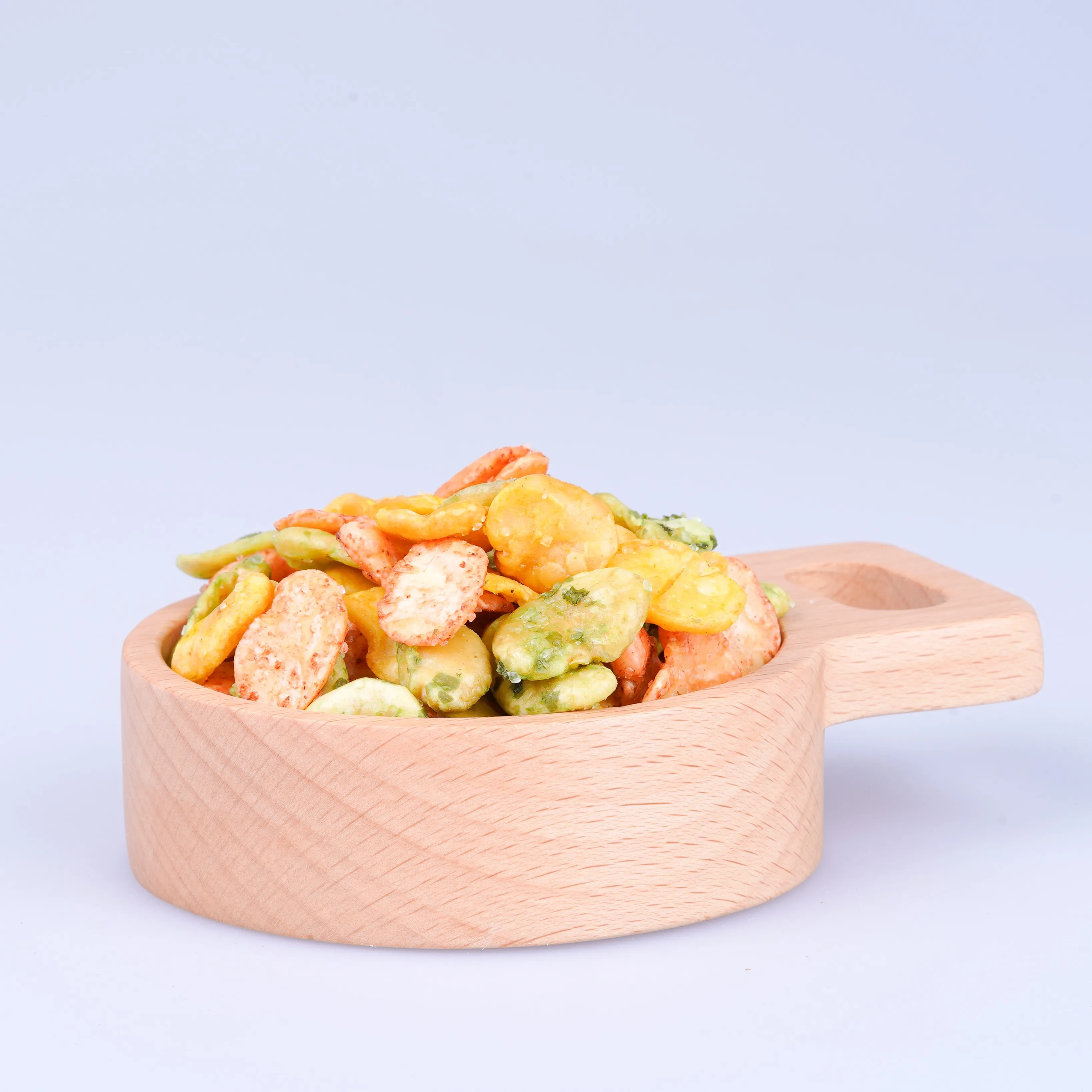 Wholesale Snack Chili Salty Seaweed Crispy Broad Bean Chips Mixed Fava Bean Chips