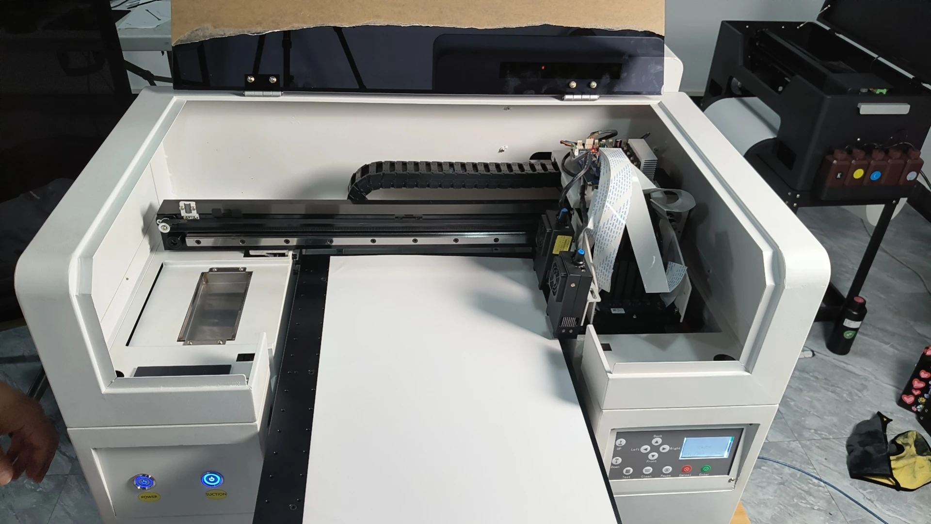 Premium small business 35*45cm flat panel uv printer for printing uv tablets printer on wood acrylic paper