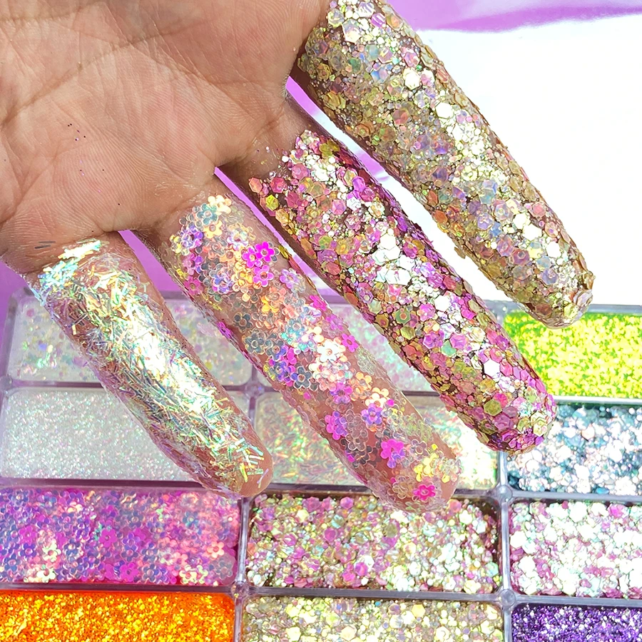 Luxurious Biodegradable Holographic Gel Eyeshadow Factory Customizable Sparkle Excellent Performance Face Scrubbing Cream Form