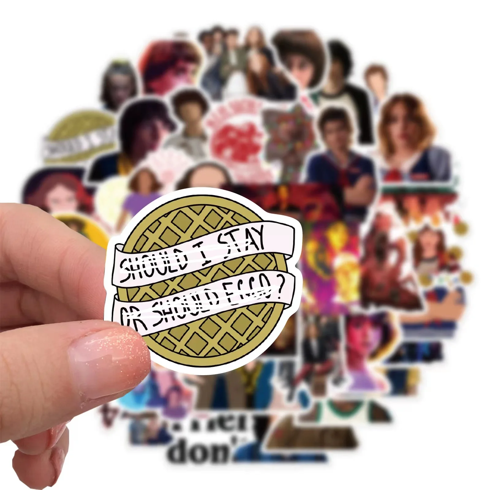 Funny 50 Pieces New Girls TV Stickers European Comedy Bottle Stickers Waterproof Laptop Phone Vinyl Stickers