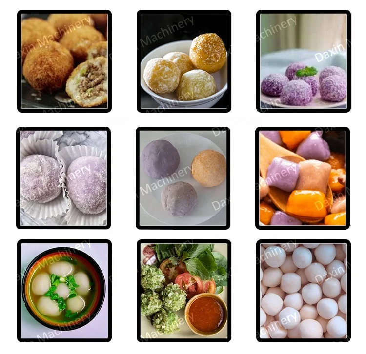 For Business/Home Use China Manufacturer Automatic Deep-Fried Crispy Taro Puffs Molding Encrusting Machine Taro Cake Forming