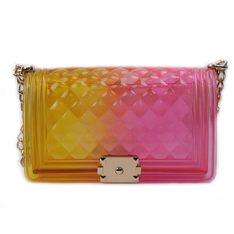 
2020 New Women's Pvc Jelly One Shoulder Messenger Bag 