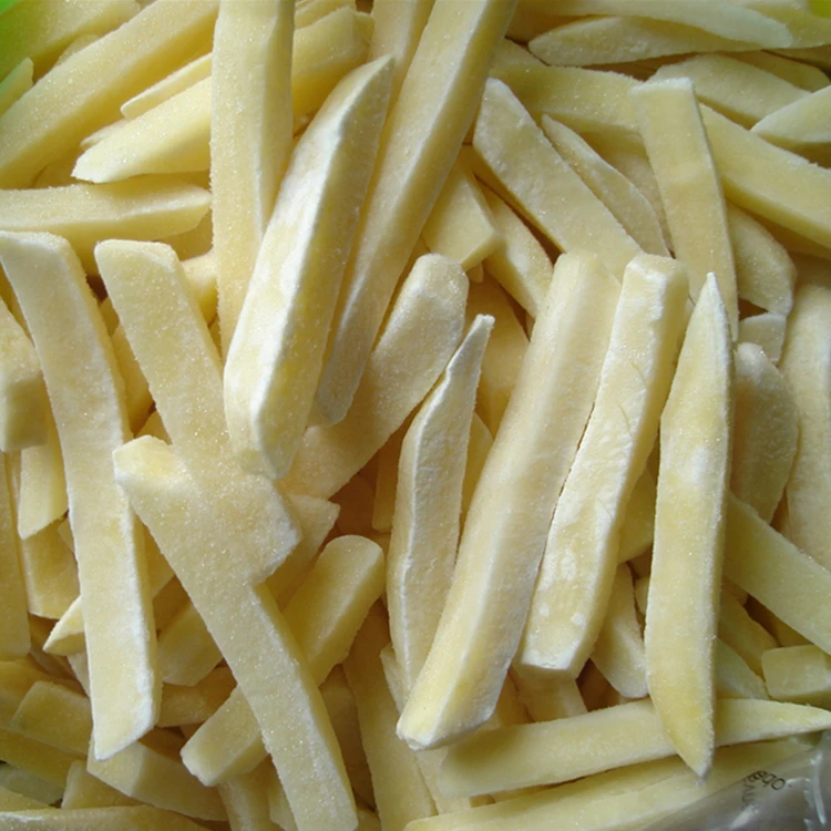 Best selling IQF fresh frozen potato strips french fries fried potato fries strips  7x7 9x9