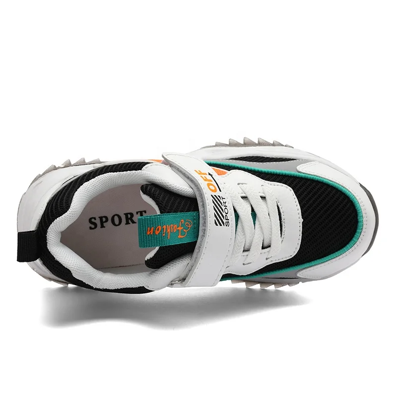 
Wholesale breathable hot sale new design boys teens big size Running and Walking top quality children sport shoes 