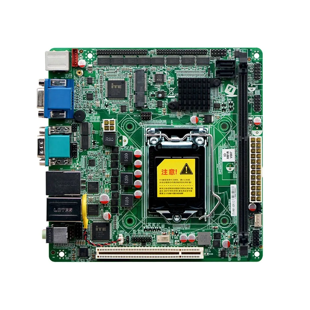 Partaker ITX-M81 два разъема VGA двойной DDR3 LGA1150 мини ITX H81 материнская плата с PCI
