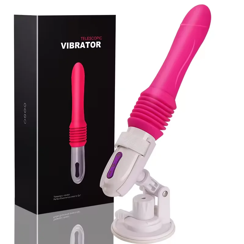 Hot Sale Sex Machine Female Masturbation Pumping Vibrator Automatic Retractable Sex Machines For Women With Dildos Anal Plug