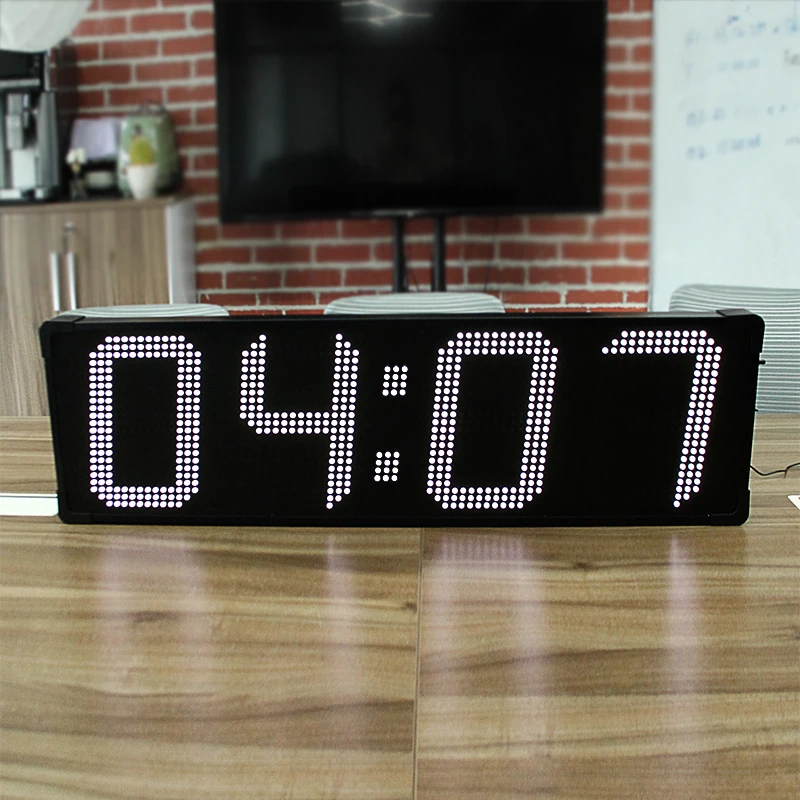 CHEETIE CP031 Waterproof Outdoor Countdown Timer 4 Digits 12 Inch LED Large Sport Clock Race Countdown Timer