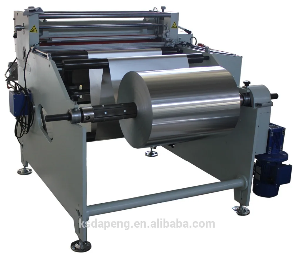  PET PVC PE PP protective film aluminum foil paper label foam roll to sheet cutting