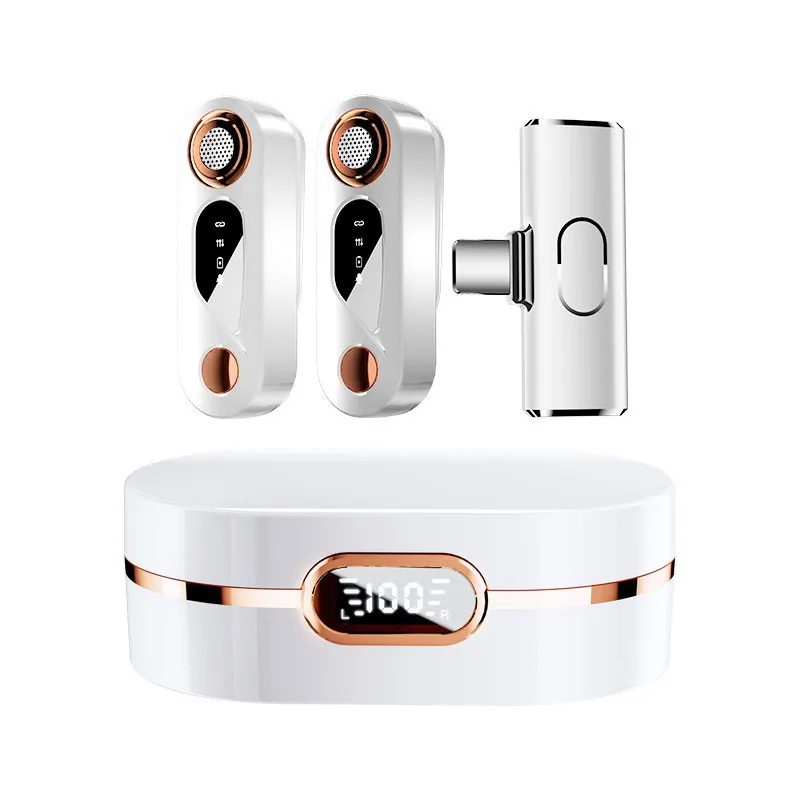 S36 Wireless collar microphone - Drag two charging bay anchor live radio mini noise cancelling