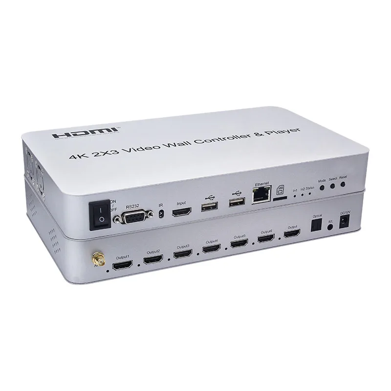  Новейший настенный видеоконтроллер 2X3 HDMI с функцией