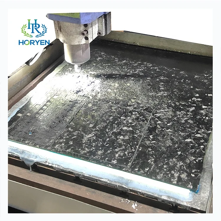 High strength OEM real carbon fibre parts reinforced forged carbon fiber plate for car parts