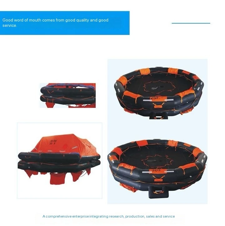 CCS Certified Multi-Person Inflatable Life Raft Container with Release Device