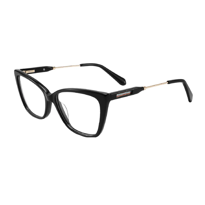Hot Sales Ready Stock Acetate Polishing Repairable Spring Hinge Eyeglasses Frame Acetate Fashion Glasses Frames